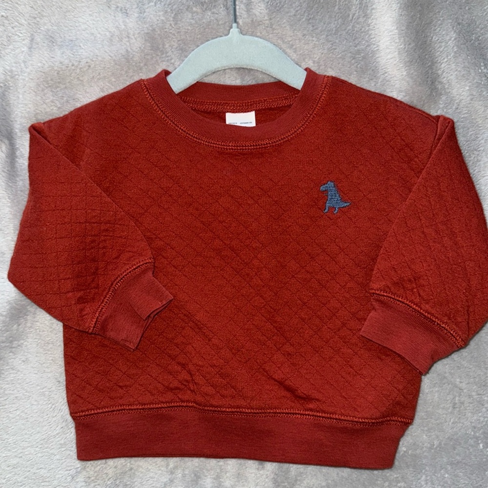 Carters waffle knit sweatshirt